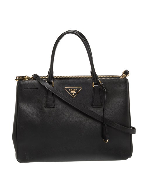 Prada Saffiano Lux Leather Galleria Double Zip Medium