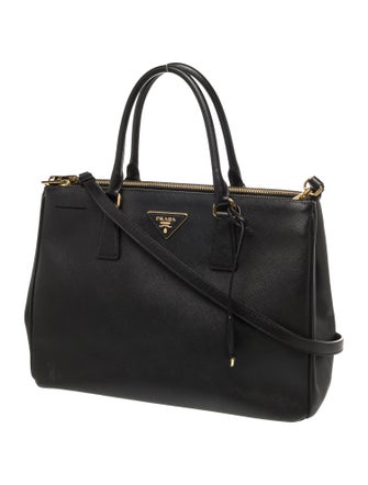 Prada Saffiano Lux Leather Galleria Double Zip Medium