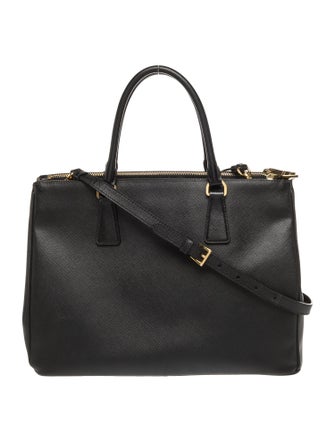 Prada Saffiano Lux Leather Galleria Double Zip Medium