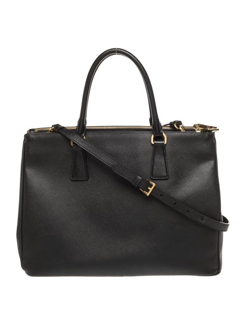 Prada Saffiano Lux Leather Galleria Double Zip Medium