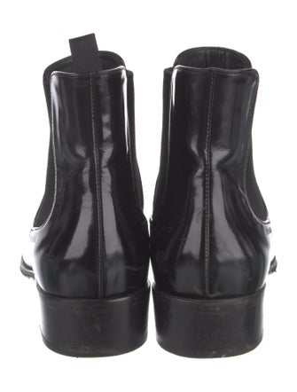 Prada Leather Chelsea Boots