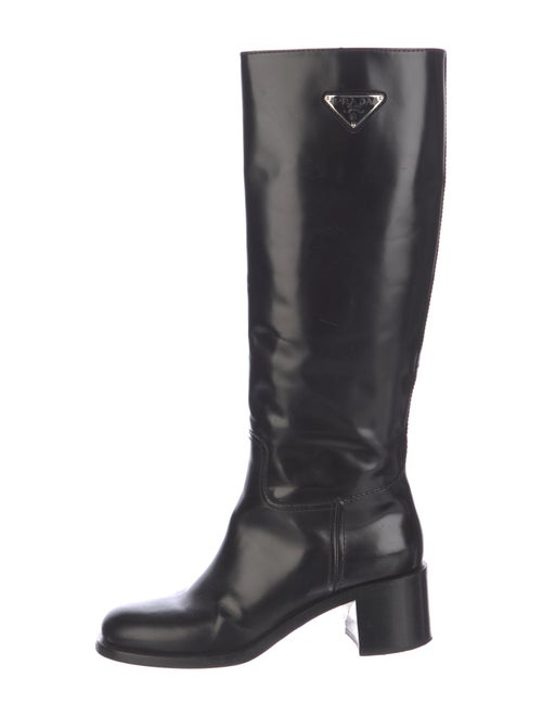 Prada Leather Riding Boots