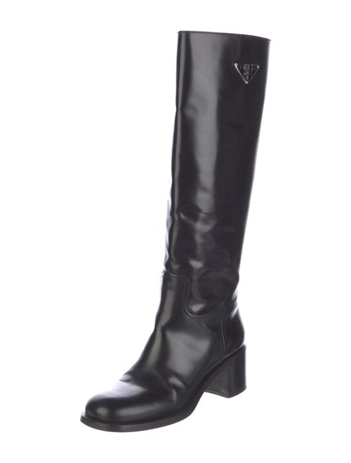 Prada Leather Riding Boots