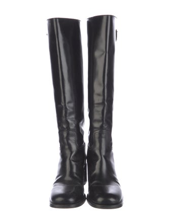 Prada Leather Riding Boots