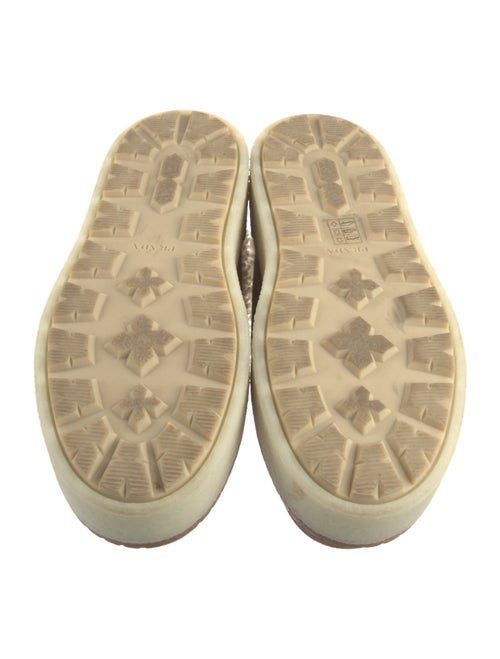 Prada Suede Fur Trim Mules