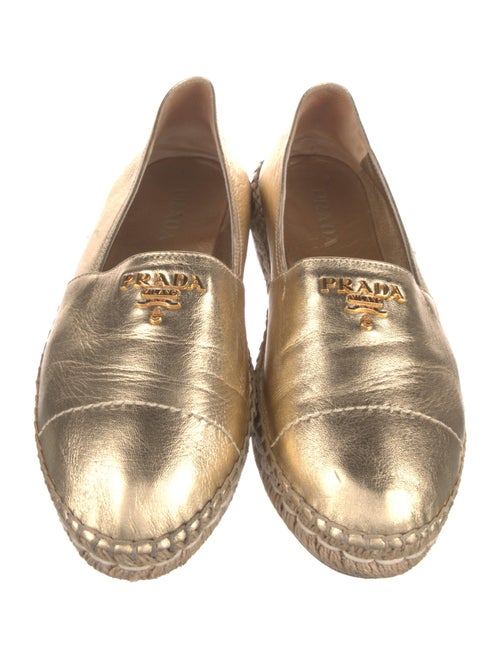 Prada Leather Espadrilles