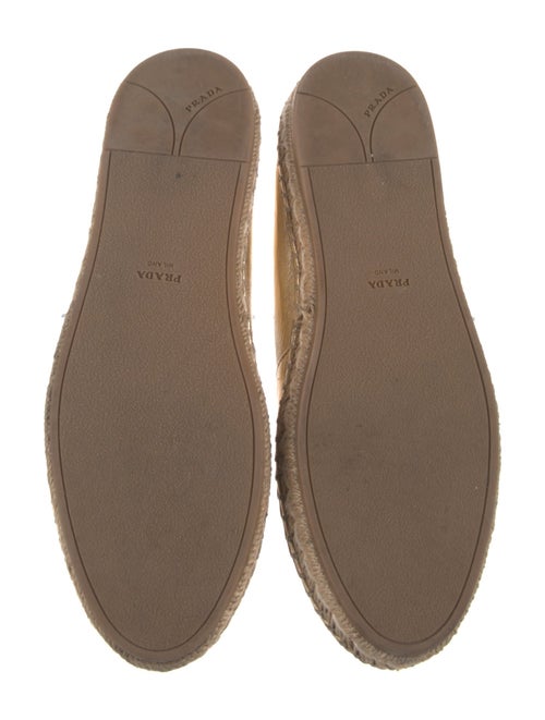 Prada Leather Espadrilles