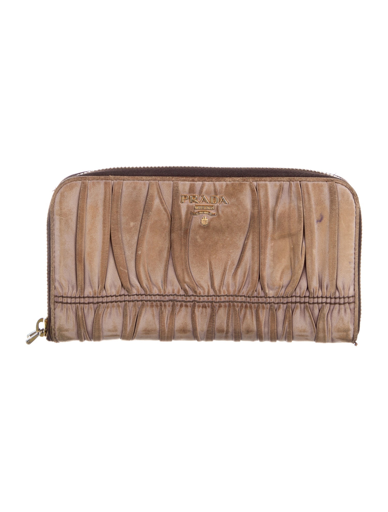 Prada Nappa Leather Continental Wallet