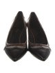 Prada Embossed Leather Colorblock Pattern Pumps