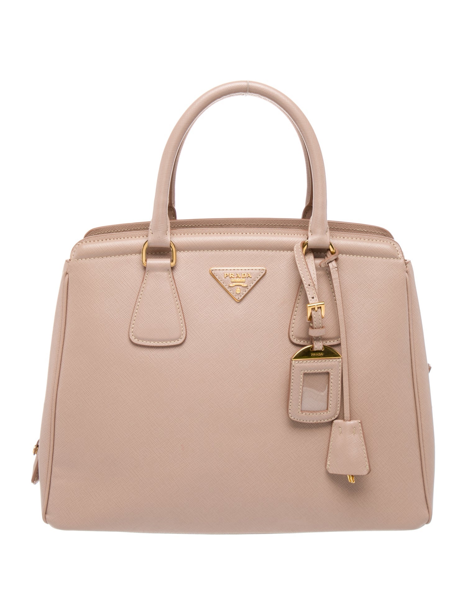 Prada Saffiano Leather Saffiano Lux Parabole Tote