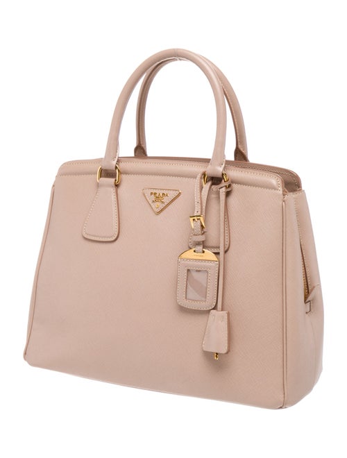 Prada Saffiano Leather Saffiano Lux Parabole Tote