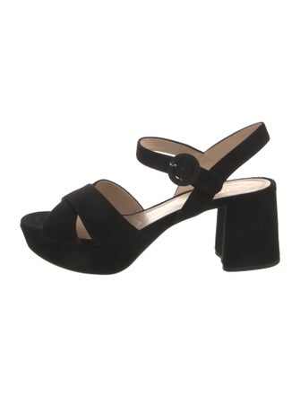 Prada Suede Slingback Pumps