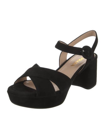 Prada Suede Slingback Pumps