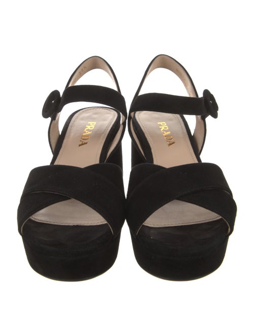 Prada Suede Slingback Pumps