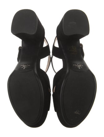 Prada Suede Slingback Pumps