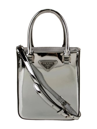 Prada Spazzolato Leather Shoulder Bag