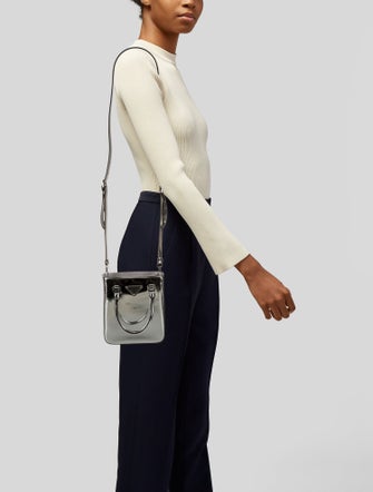 Prada Spazzolato Leather Shoulder Bag