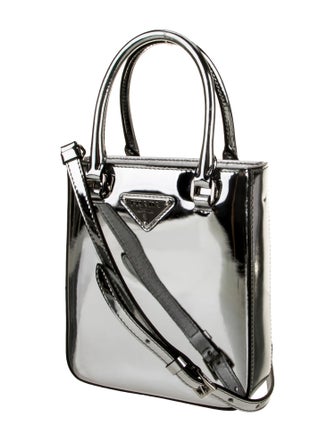 Prada Spazzolato Leather Shoulder Bag