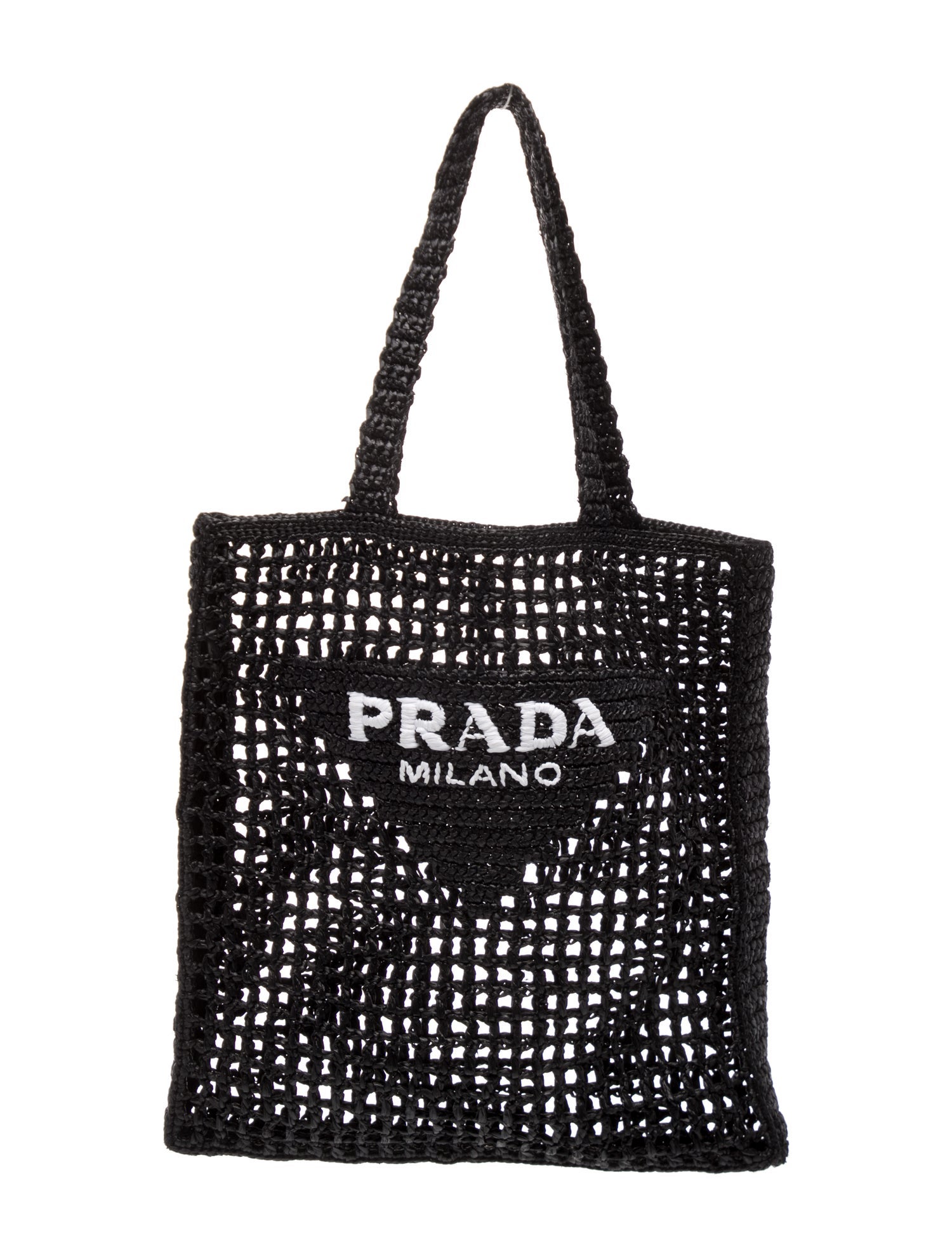 Prada Raffia Grass Tote