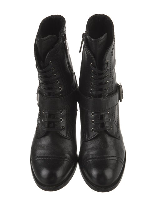 Prada Leather Combat Boots