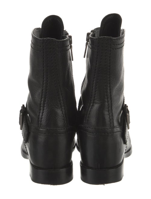 Prada Leather Combat Boots
