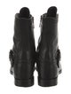 Prada Leather Combat Boots