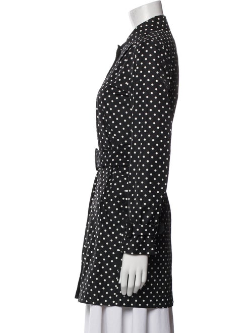 Prada 2011 Polka Dot Print Trench Coat