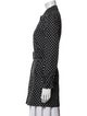 Prada 2011 Polka Dot Print Trench Coat