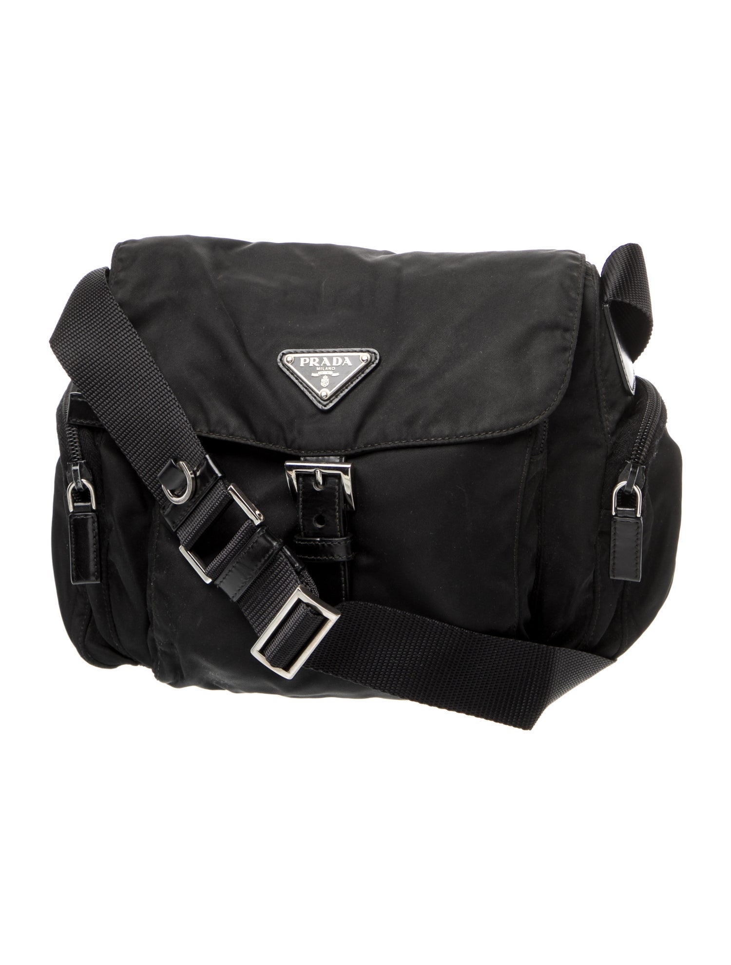 Prada Vela Nylon Messenger Bag