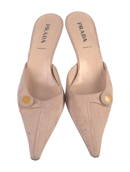 Prada Suede Mules