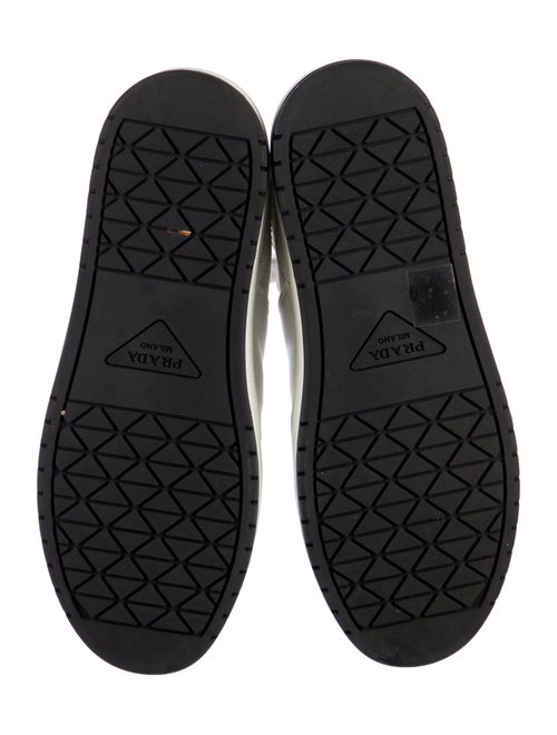 Prada Leather Wedge Sneakers