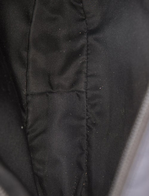 Prada Enameled Metal Triangle Belt Bag