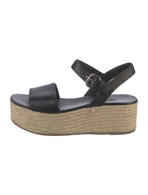 Prada Leather Espadrilles