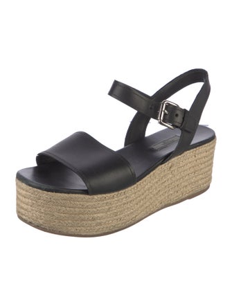 Prada Leather Espadrilles