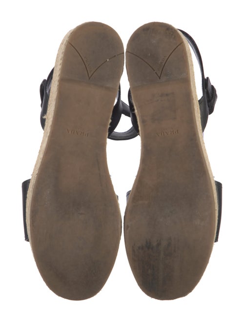 Prada Leather Espadrilles