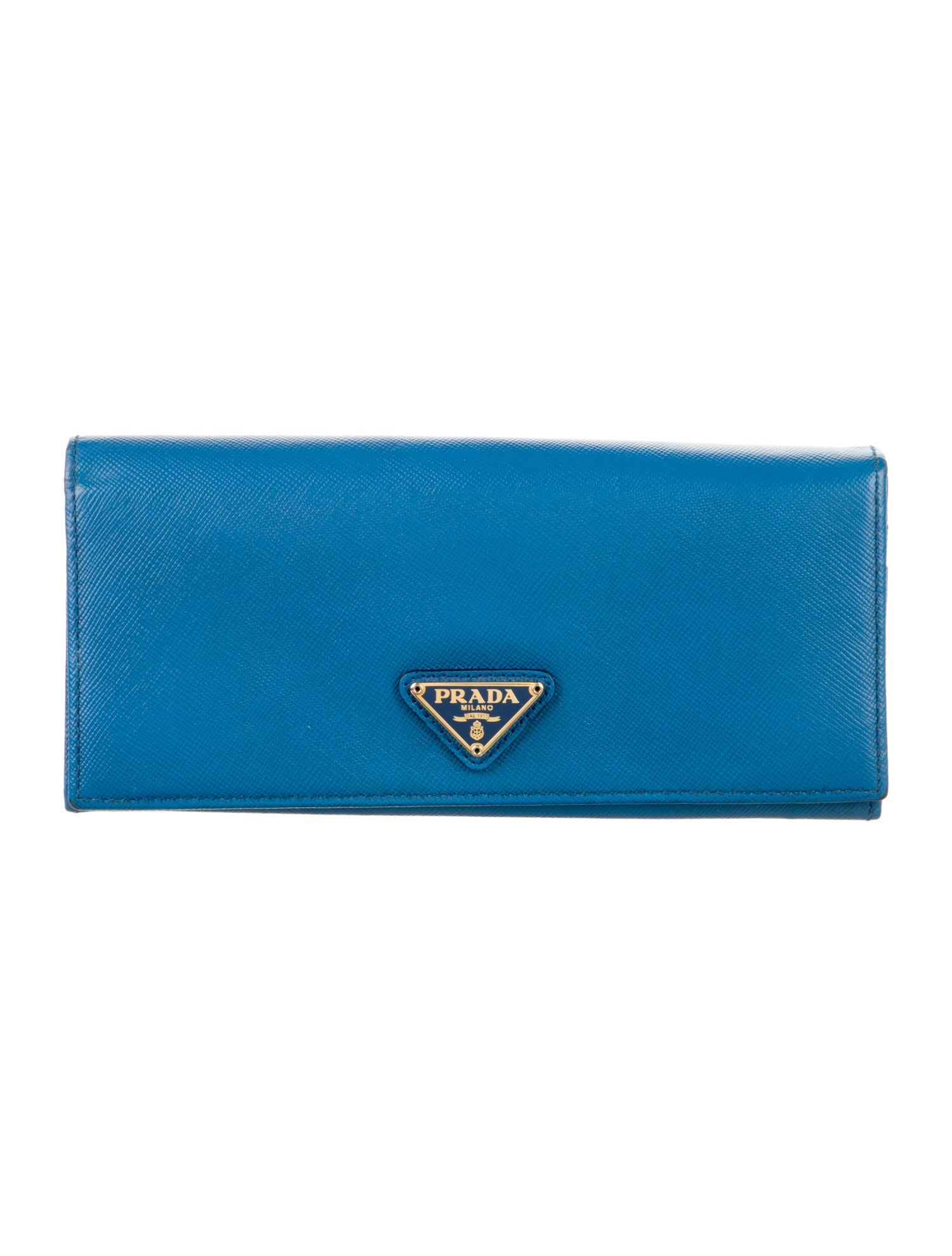 Prada Saffiano Lux Leather Continental Wallet