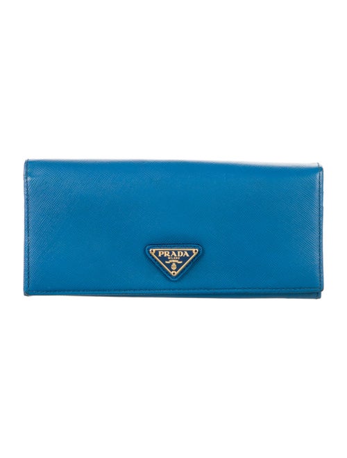Prada Saffiano Lux Leather Continental Wallet