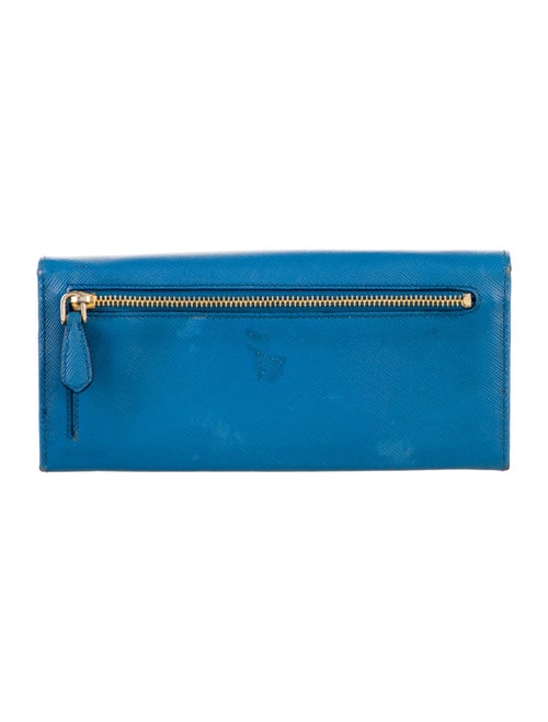Prada Saffiano Lux Leather Continental Wallet