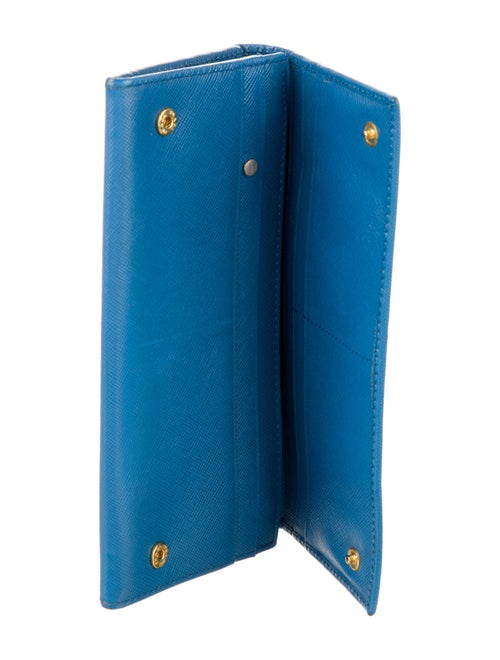Prada Saffiano Lux Leather Continental Wallet