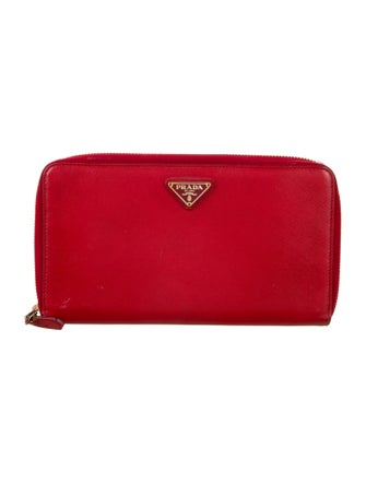 Prada Saffiano Lux Leather Continental Wallet