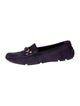 Prada Suede Studded Accents Loafers