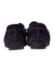 Prada Suede Studded Accents Loafers