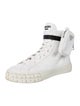 Prada Signature Logo Nylon Wedge Sneakers