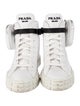 Prada Signature Logo Nylon Wedge Sneakers