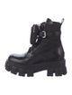 Prada Leather Combat Boots
