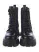 Prada Leather Combat Boots