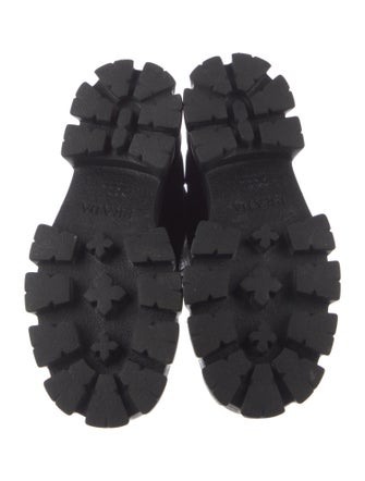 Prada Leather Combat Boots
