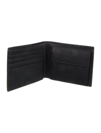 Prada Saffiano Cuir Leather Bifold Wallet