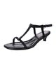 Prada Nylon T-Strap Sandals