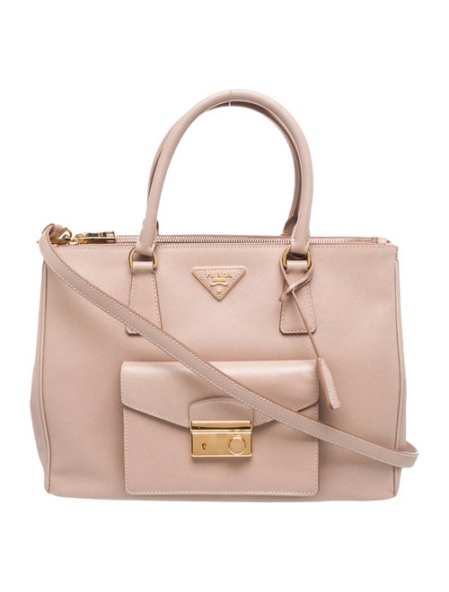 Prada Saffiano Leather Galleria Double Zip Medium